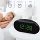 LED Alarm Clock Radio Digitalen AM/FM Radio Rot Mit EU Stecker Große Led-anzeige Digitale Radio