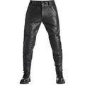 Pando Moto Katana Slim Pantaloni di pelle da moto, nero, dimensione 32