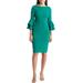 Tiered Sleeve Sheath Dress