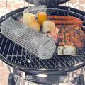 Tools&Home Improvement Large Kabob Grilling Baskets W/ Removable Handle - Stainless Steel Vegatable Grill Baskets for Outdoor Grill Utensils - Large Capacity (12 X 3.5 inch) Secure on Clearance