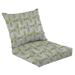 Outdoor Deep Seat Cushion Set 24 x 24 Rustic Marble Texture Seamless Background Natural Italian Matt Texture Deep Seat Back Cushion Fade Resistant Lounge Chair Sofa Cushion Patio Furniture Cushion