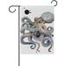 GZHJMY Garden Flag Big Octopus 12 x 18 Inch Vertical Double Sided Outdoor Welcome Yard Garden Flag Seasonal Holiday Decorative Flag for Patio Lawn Home Decor Farmhouse Party Yard Flags