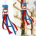 Dinmmgg Christmas Wind Tunnel Flag Yard Garden Outdoor Decoration Wind Bell Wind Bag Hanging Flag Hanging Piece Curtains Miniature Eggs Super Cute Swing Car Swing Decorations for Living Room