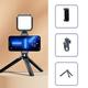 Phone Tripod LED Light Adjustable Clamp Clip Phone Holder for Desk Selfies / Vlogging / Live Streaming Compatible with All Mobile Phone Phone Accessory