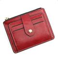 Slim Card Holder Front Pocket RFID Blocking Minimalist Wallet for Women Men PU Leather Wallet 6 Colors