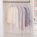 Hanging Garment Bags Clear (24X40 inch/ 5Pcs) Lightweight Clear Suit Bag Full Zipper Dust-Proof Clothes Cover Bags Hanging Garment Bags for Clothes with Closet Storage and Travel