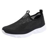 GHSOHS Mens Shoes Casual Sneakers for Men Dress Shoes Men s Fashion Sneakers Large Size Tennis Shoes Summer New Pattern Simple Hollow Mesh Breathable Comfortable Sports Running Shoes Size 42