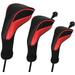 Head Covers Driver for Fairway Woods Driver Hybrids Professinal 3Pcs Long Neck