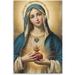 Jesus And St. Mary Art Mary And Jesus Poster Canvas Print (294)God Jesus Christ Sacred Heart of Jesus Poster Canvas Printing Wall Art Picture Painting Poster Canvas Print Posters Artworks Bedroom Livi