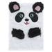 Oahisha Cartoon Girls Notebook Plush Scrapbook Adorable Notebook Writing Pad Students Supplies (Panda)