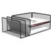 4 Compartment Wire Mesh Horizontal File Organizer Matte Black 2/Pack (TR57538-CCVS)