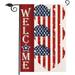 YCHII American Love Heart Garden Flag Small Welcome Yard Flag 4th of July Outdoor Flag for Memorial Day Independence Day Veteran Day Decor for Summer Farmhouse Holiday Outdoor Double Sided (Love Flag)