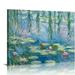 Nawypu Art Posters Claude Monet Poster Water Lilies Room Posters Bathroom Decor Canvas Wall Art Prints for Wall Decor Room Decor Bedroom Decor Gifts Posters