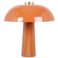 Lampe champignon en métal marron