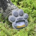 myvepuop 2024 ReCall Pet Tombstones Dog Or Cat Memorial Stone Personalized With Waterproof Photo Dog Or CatGrave Markers In Lawns And Garden C One Size