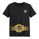 Preschool Black WWE World Heavyweight Champion Title Belt T-Shirt