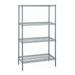 Quantum Storage Systems WR54-1848GY Wire Shelving 4 Shelf Wire Starter Units 18 x 48 x 54 Gray Epoxy