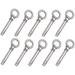 10 Pieces Eye Bolt Expansion Screw Expansion Bolt Eye 304 Stainless Steel Expansion Anchor Bolts M6 x 60mm Expansion Screw Bolts