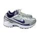 Nike Shoes | Nike Dart Womens Size 8 White/Purple Swoosh Lace Up Sneakers | Color: Purple/White | Size: 8