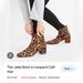 Madewell Shoes | Madewell Leopard Print Bootie (8) | Color: Black/Brown | Size: 8