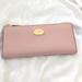 Michael Kors Bags | Michael Kors Leather Wallet | Color: Pink | Size: Os