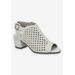 Wide Width Women's Belva Sandal by Easy Street in Grey (Size 7 1/2 W)