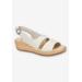 Wide Width Women's Gannett Sandal by Franco Sarto in Grey Croco (Size 11 W)