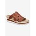 Wide Width Women's Mauna Sandal by Franco Sarto in Cognac (Size 7 W)