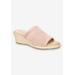 Women's Jubilee Sandal by Easy Street in Blush Woven (Size 10 M)