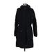 Athleta Coat: Mid-Length Black Print Jackets & Outerwear - Women's Size Small