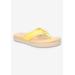 Extra Wide Width Women's Starling Sling by Franco Sarto in Yellow (Size 7 1/2 WW)
