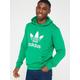 adidas Originals Mens Trefoil Hoody - Green, Green, Size 2Xl, Men