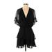 Zara Casual Dress - Wrap: Black Dresses - Women's Size X-Small