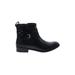 Clarks Ankle Boots: Black Solid Shoes - Women's Size 8 - Round Toe