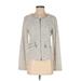 Lou & Grey for LOFT Jacket: Short Gray Marled Jackets & Outerwear - Women's Size Small