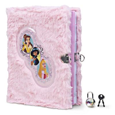 Disney Princess Plush Rhinestone Diary