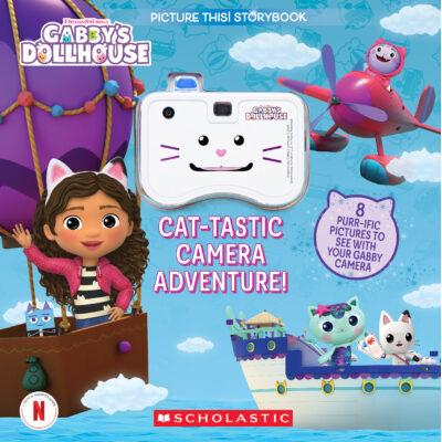 Gabby's Dollhouse: Cat-tastic Camera Adventure! Picture This! Storybook with Viewfinder Camera (Hard
