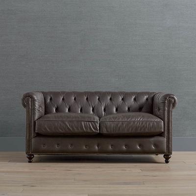 Logan Chesterfield 72" Small Sofa - Amber Rodman SEAQUAL YARN - Frontgate
