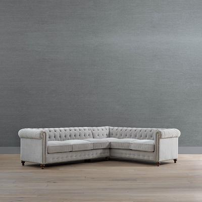Logan Chesterfield 2-pc. Left Arm Facing Sofa Sectional - Gilded Ellory - Frontgate