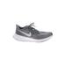 Nike Sneakers: Activewear Platform Casual Gray Print Shoes - Women's Size 8 - Almond Toe