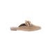 Steve Madden Mule/Clog: Tan Solid Shoes - Women's Size 7 - Almond Toe