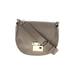 Rebecca Minkoff Leather Crossbody Bag: Pebbled Gray Print Bags