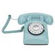 Vintage Rotary Phone, Rotary Dial Telephone with Hands Free and Redial Functions, Landline Phones for Home, Office, Desk