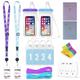 17 Pcs Cruise Essentials Accessories Kit Include Passport Holder Cruise Luggage Tags Holder, Cruise Lanyards, Cruise Power Strip, Towel Bands and Clips, Waterproof Phone Bags for All Cruise Lines