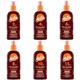 Crimson Kangaroo Fragrances 6 pack Set Of SPF 2, SPF 4, SPF 6, SPF 8, SPF 10, SPF 15 Malibu Dry Oil Sprays 200ML Bottles