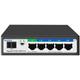 Goalake 6 Port Gigabit PoE+ Switch, Cloud Managed Gigabit Ethernet Switch, 4 Poe Ports @52W, APP Smart Managed, Cloud Detection, Vlan, AI Extend to 250M, 802.3af/at, Overload Protection w/ Port.