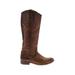 FRYE Boots: Brown Shoes - Women's Size 7 1/2 - Round Toe