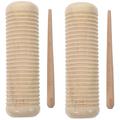 BESTonZON 8 Sets Sandbox Scraper Instrument Guiro Instrument Guiro Sounds Musical Percussion Instrument Guiro Percussion Instrument Washboard Instrument Percussion Guiro Rhythm Stick Wooden