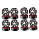 Bcowtte 40 Pieces Ceramic Bearings High Speed Wear Resistant for Skate Skateboard Wheel