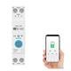 Energy circuit breaker, 63A TUYA WIFI Smart Switch 1P Circuit Breaker Energy Meter KWh Power Metering Timer Relay MCB Remote Control Switch Smart Life High Breaking Capacity
